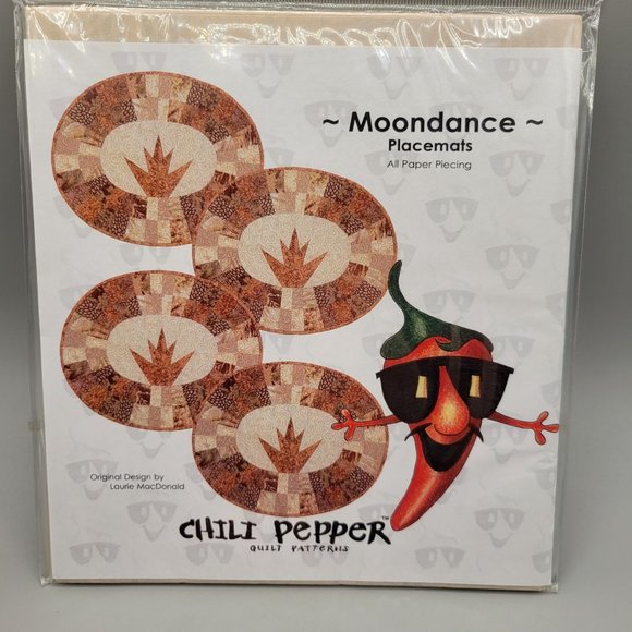 Chili Pepper Quilt Patterns Office Moondance Placemats All Paper